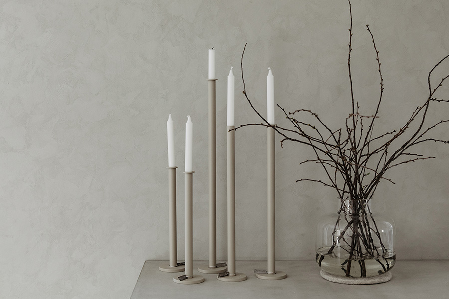 Bordsljustake Lågan greige 35cm